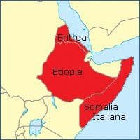 Talianska východoafrická ríša po roku 1935, zdroj: newworldencyclopedia.org